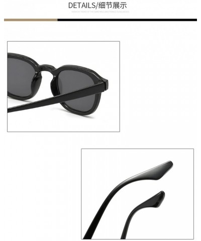 Retro Square Large Frame Sunglasses Men That Fashion Classic Outdoor Sunglasses (Color : B, Size : 1) 1 H $13.44 Designer