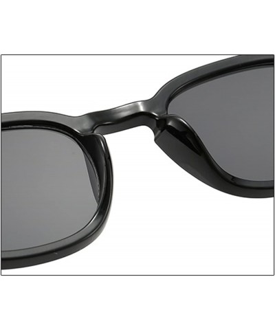 Retro Square Large Frame Sunglasses Men That Fashion Classic Outdoor Sunglasses (Color : B, Size : 1) 1 H $13.44 Designer