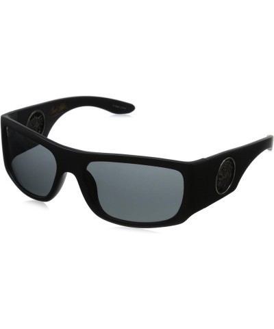 Christian Fletcher Racer Fly Wrap Sunglasses Matte Black Grey $48.45 Designer