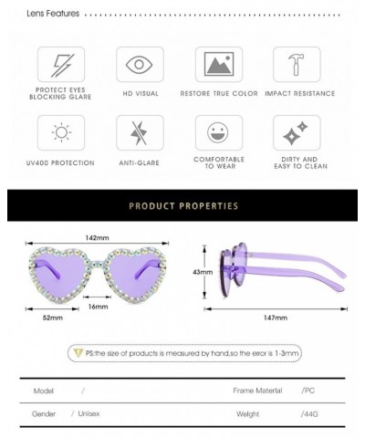 Fashion Love Men and Women Street Sunglasses Outdoor Vacation Wedding Decoration (Color : C, Size : Medium) Medium A $15.16 D...