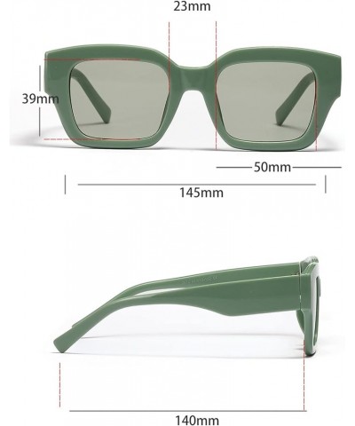 Retro Square Female Large Frame Fashion Sunglasses A $12.65 Designer