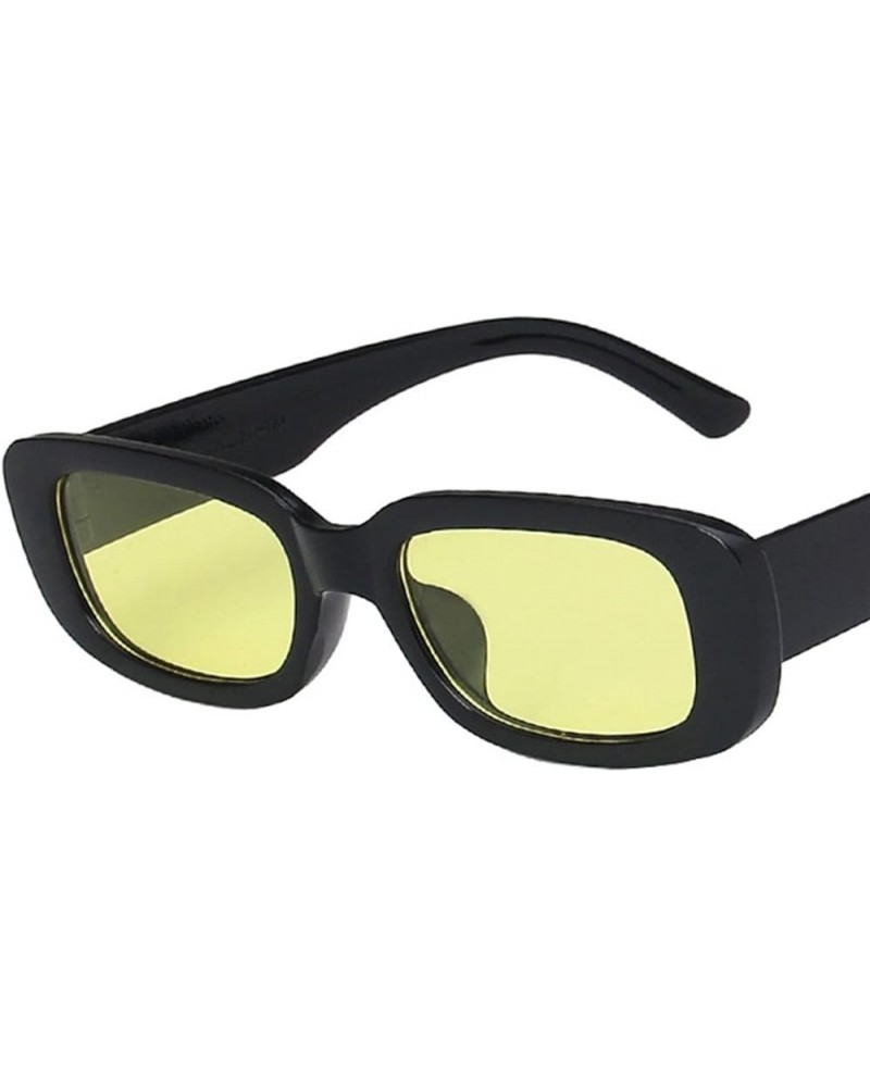 Small Box Square Fashion Punk Street Shooting Sunglasses for Men and Women (Color : Medium, Size : 1) 1 D $13.54 Designer