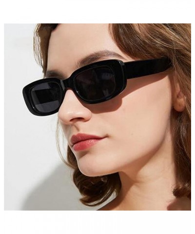 Small Box Square Fashion Punk Street Shooting Sunglasses for Men and Women (Color : Medium, Size : 1) 1 D $13.54 Designer