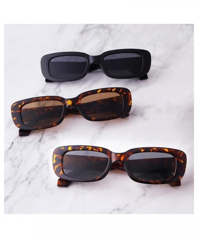 Small Box Square Fashion Punk Street Shooting Sunglasses for Men and Women (Color : Medium, Size : 1) 1 D $13.54 Designer