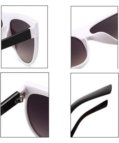 Women's Fashion Line Drawing Sunglasses Classic All-match Outdoor Sunshade Toad Sunglasses UV400 White Mercury $10.00 Oval