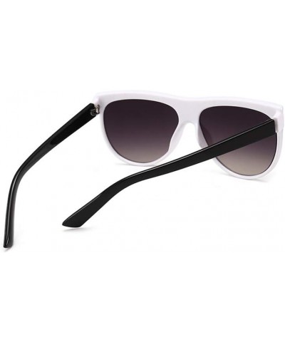 Women's Fashion Line Drawing Sunglasses Classic All-match Outdoor Sunshade Toad Sunglasses UV400 White Mercury $10.00 Oval