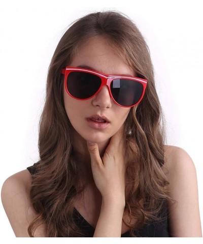 Women's Fashion Line Drawing Sunglasses Classic All-match Outdoor Sunshade Toad Sunglasses UV400 White Mercury $10.00 Oval