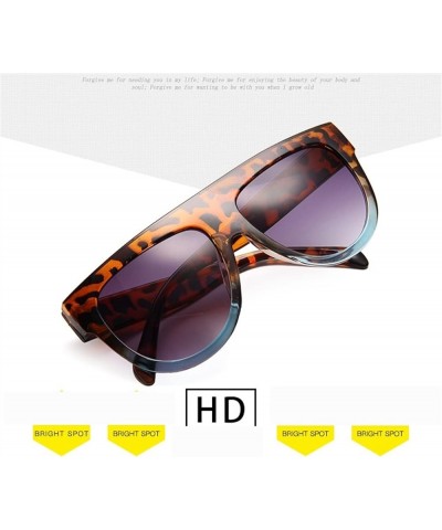 Large Frame Woman Cat Eye Outdoor Vacation Driving Trendy UV400 Sunglasses Gift D $17.58 Designer