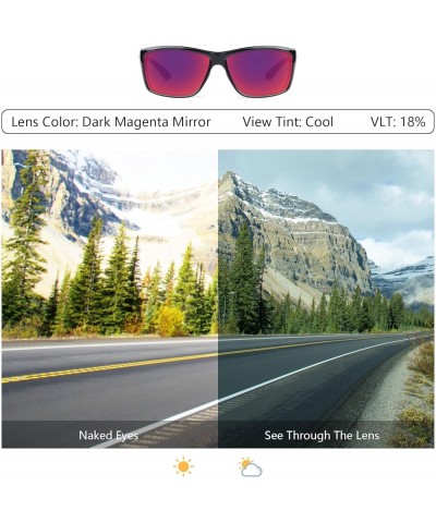 POLARIZED Replacement Lenses for Costa Del Mar Tuna Alley Sunglasses Dark Magenta Mirror $14.50 Designer