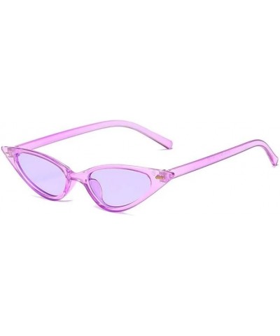 Retro Cateye Sunglasses Light Purple $21.56 Cat Eye