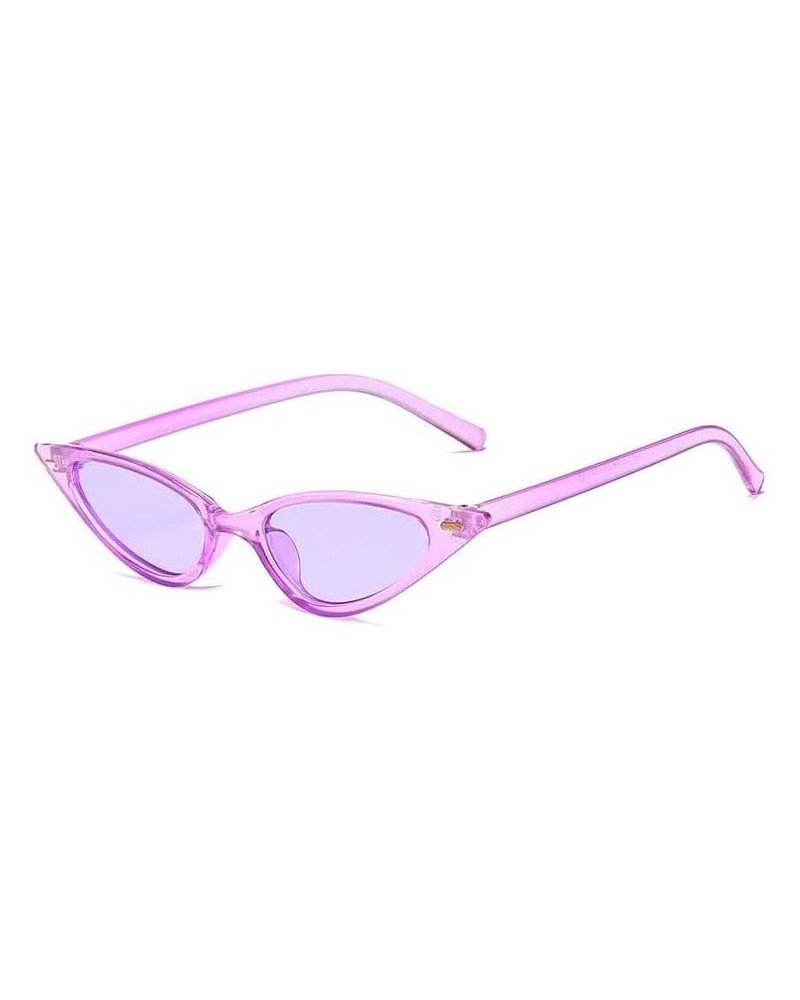 Retro Cateye Sunglasses Light Purple $21.56 Cat Eye