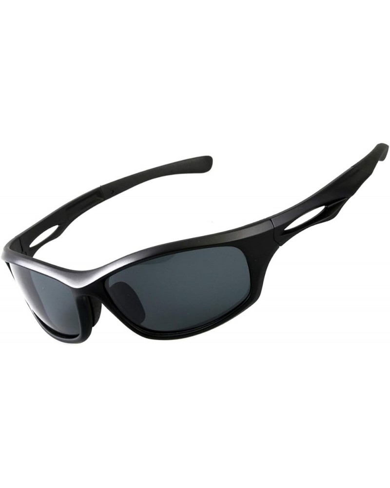 Polarized Sports Goggles Sunglasses Cycling Fishing TR90 Unbreakable Frame Black Grey $11.04 Sport