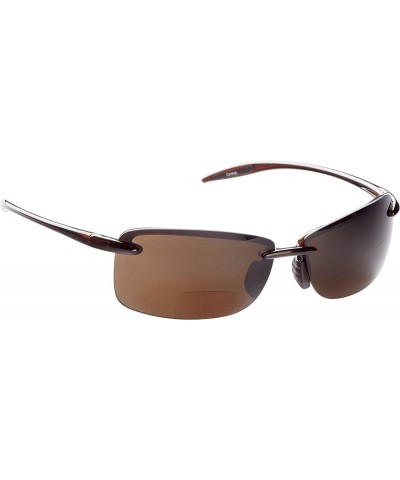 Del Mar Polarized Bifocal Sunglass with Freestone Brown Lens, Shiny Rootbeer Frame 2.50 $28.35 Square