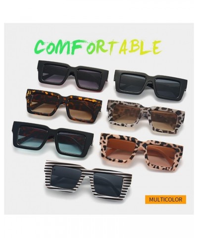 Square Frame Fashion Retro Sunglasses Outdoor Vacation Beach Sunglasses for Men and Women (Color : 1, Size : 1) 1 7 $11.99 De...