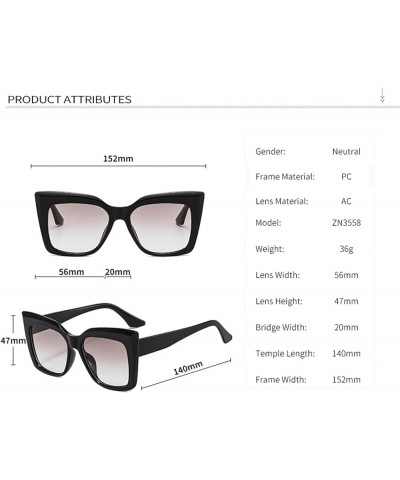 Retro Fashion Decorative Men and Women Sunglasses Outdoor (Color : A, Size : 1) 1A $17.00 Designer