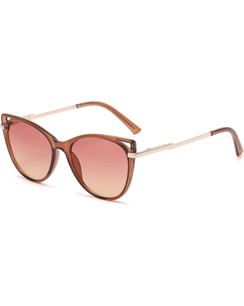 Woman cat Eye Decorative Sunglasses Outdoor Vacation Beach Party Sunglasses (Color : C, Size : 1) 1 C $15.06 Cat Eye