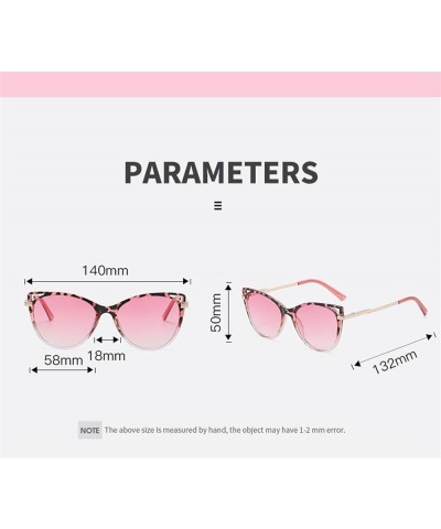 Woman cat Eye Decorative Sunglasses Outdoor Vacation Beach Party Sunglasses (Color : C, Size : 1) 1 C $15.06 Cat Eye