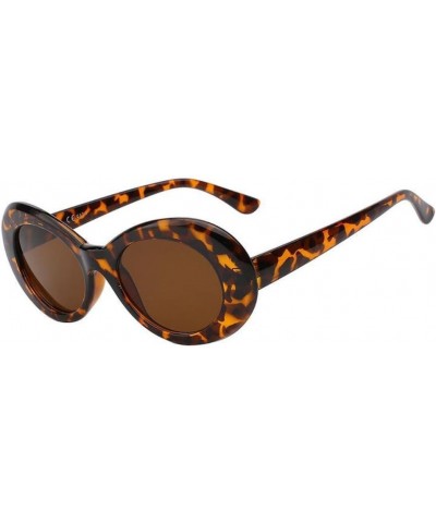 Women Cateye UV400 Glasses Classic Retro Vintage Oval Sunglasses Eeywear Leopard $8.45 Sport