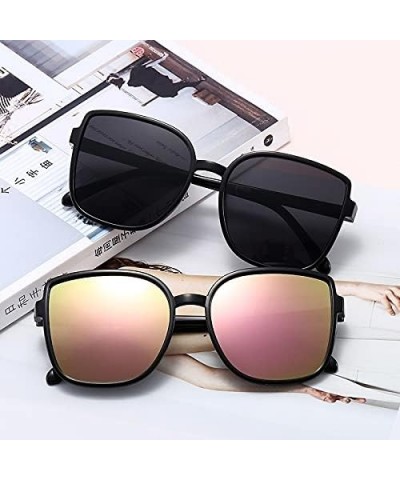 Vintage Oversized Square Sunglasses Women Cat Eye Retro Black Frame Men Sun Glasses For Women Female Bj5225-c5 $15.05 Rectang...