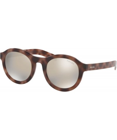 PR 24VS - 520719 Sunglasses CONCEPTUAL SPOTTED DARK BROWN w/LIGHT 49mm $63.45 Round