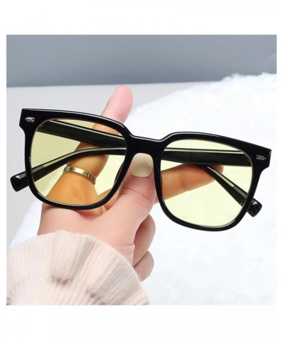 Large Frame Retro Women's Sunglasses Fashionable Men's Outdoor Driving Sunglasses D $12.80 Designer