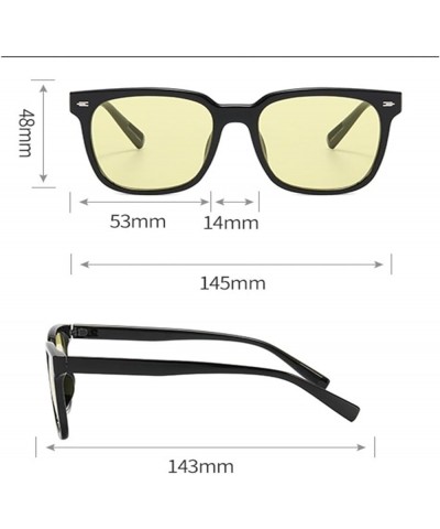 Large Frame Retro Women's Sunglasses Fashionable Men's Outdoor Driving Sunglasses D $12.80 Designer