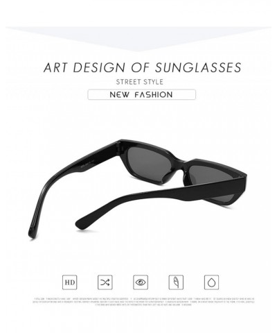 Fashion Hip Hop Retro Small Frame Cat Eye Outdoor Sunglasses for Men and Women (Color : E, Size : 1) 1 K $16.97 Cat Eye