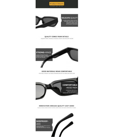 Fashion Hip Hop Retro Small Frame Cat Eye Outdoor Sunglasses for Men and Women (Color : E, Size : 1) 1 K $16.97 Cat Eye