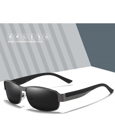 Men's Polarized Sunglasses HD Classic Eyewear Driving Sunglasses 100% UV Protection A $13.64 Round