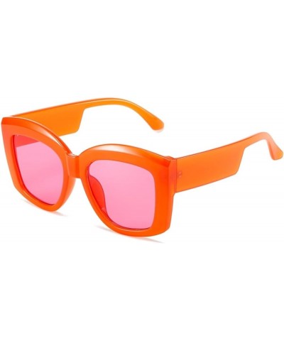 Fashion Large Frame Women Sunglasses Outdoor Vacation Beach Driving Sunglasses (Color : E, Size : 1) 1 D $11.81 Designer