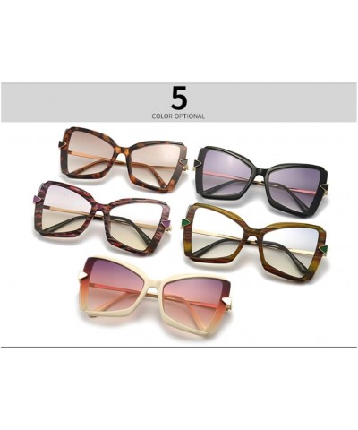 Cat Eye Oversized Sunglasses Women Vintage Travel Big Frame Sun Glasses Ladies Shades UV400 C5 $21.99 Rectangular