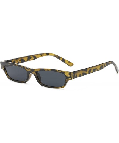 Small Frame Men and Women Retro Decorative Sunglasses (Color : E, Size : 1) 1 G $11.73 Designer