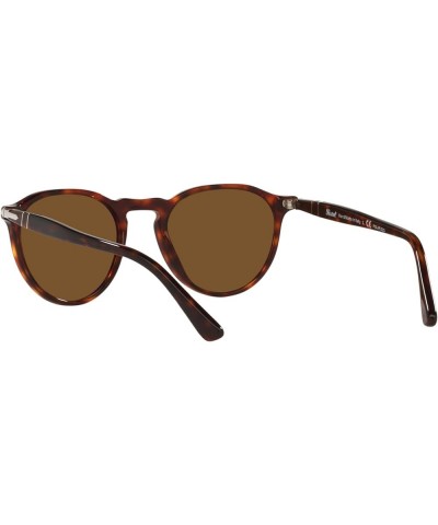 PO3286S Round Sunglasses Havana/Polarized Brown $162.97 Round