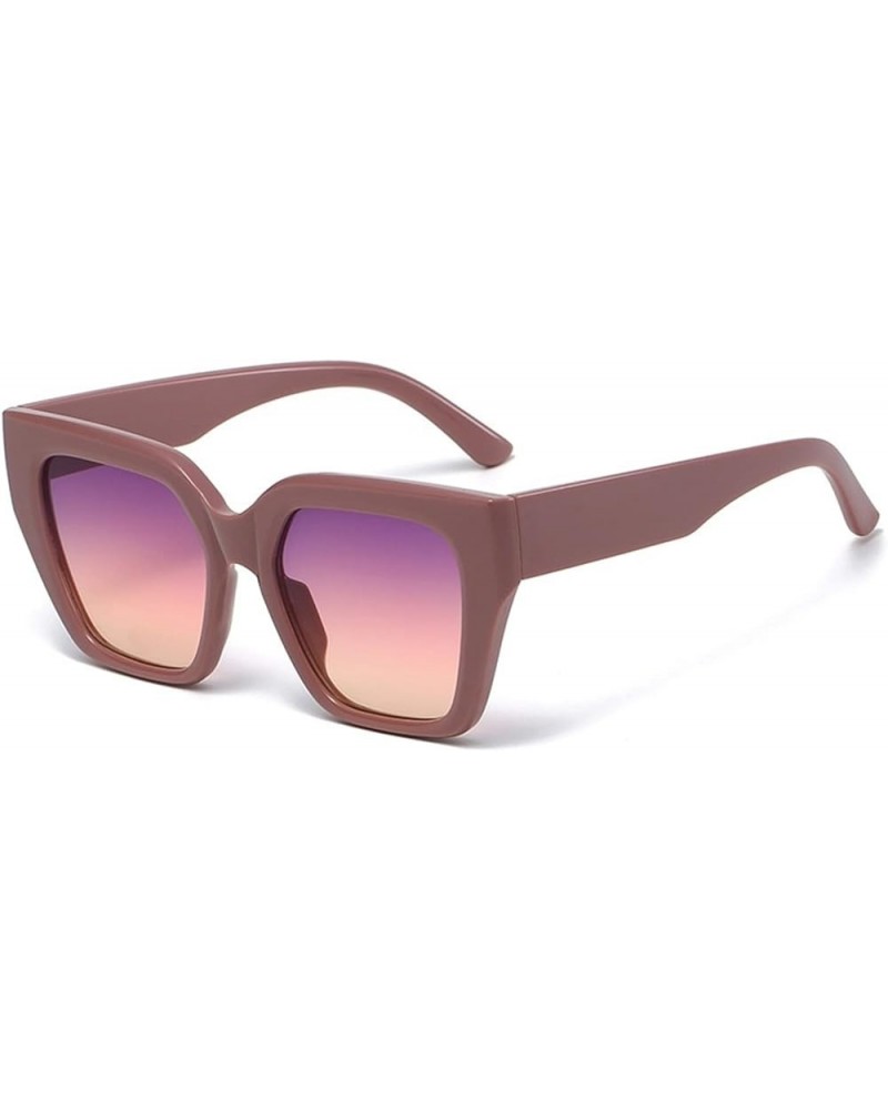 Large Frame Men and Women Street Photography Sunglasses Sunglasses Womens (Color : D, Size : Medium) Medium G $16.06 Designer