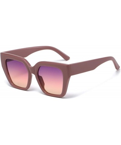 Large Frame Men and Women Street Photography Sunglasses Sunglasses Womens (Color : D, Size : Medium) Medium G $16.06 Designer