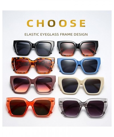 Large Frame Men and Women Street Photography Sunglasses Sunglasses Womens (Color : D, Size : Medium) Medium G $16.06 Designer