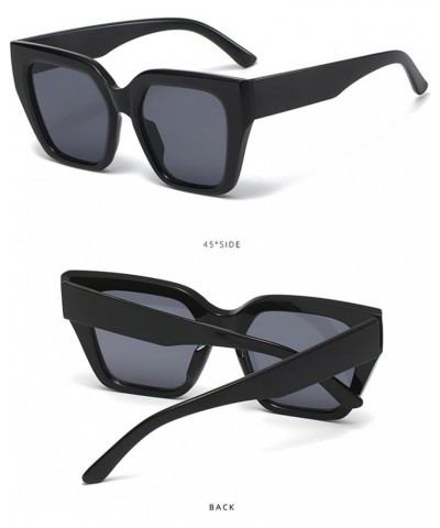 Large Frame Men and Women Street Photography Sunglasses Sunglasses Womens (Color : D, Size : Medium) Medium G $16.06 Designer