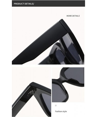 Large Frame Men and Women Street Photography Sunglasses Sunglasses Womens (Color : D, Size : Medium) Medium G $16.06 Designer