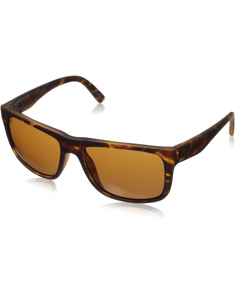 Swingarm Sunglasses Matte Tortoise Shell Melanin Bronze $48.28 Wayfarer