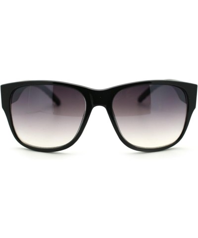 Womens Classy Fashion Sunglasses Simple Stud Diamond Pattern Black smoke $7.62 Square