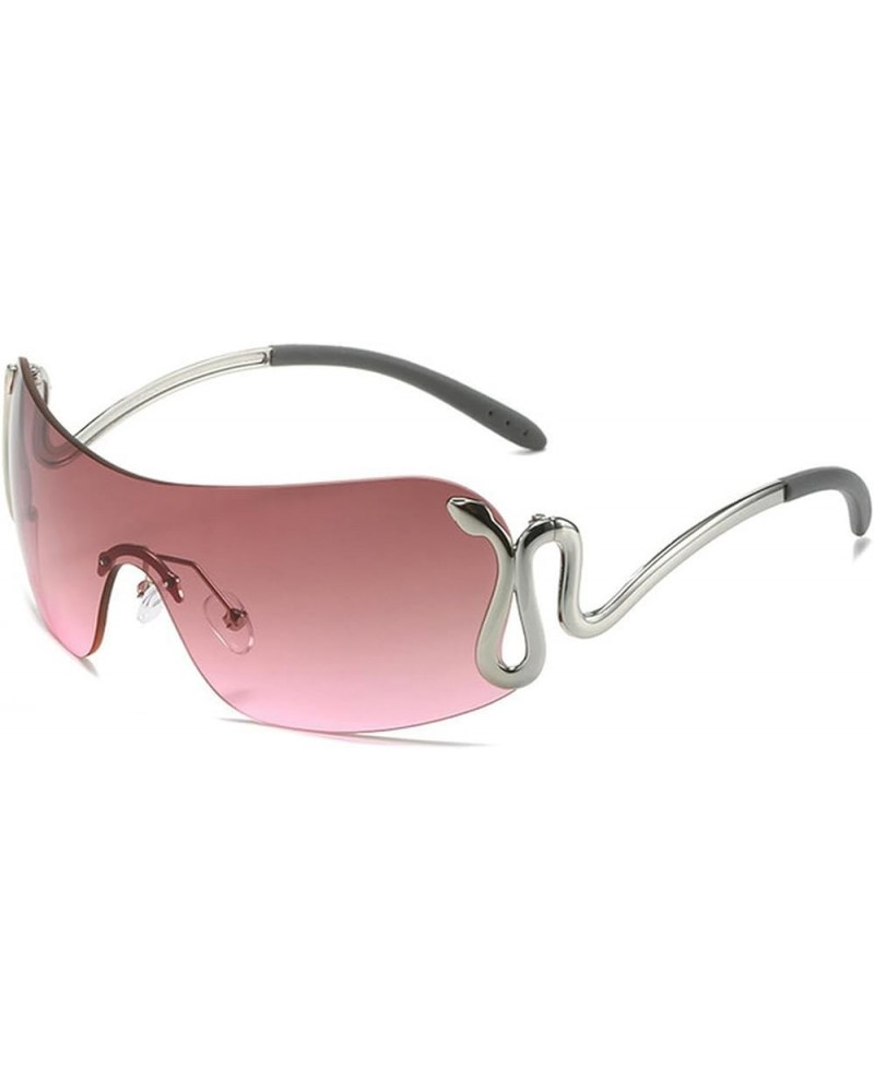 Frameless Sunglasses Women'S Men'S Sunglasses Women'S Sunglasses Uv400 Brown Pink $15.09 Designer