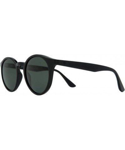 Optics Tiny Island Gloss Black Polarized Sunglasses $28.91 Round