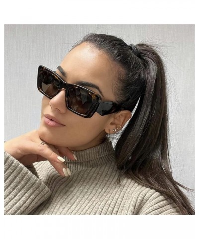 Retro Cat's Eye Street Shot Decorative Sunglasses Men and Women Outdoor Vacation (Color : D, Size : 1) 1 J $13.67 Designer