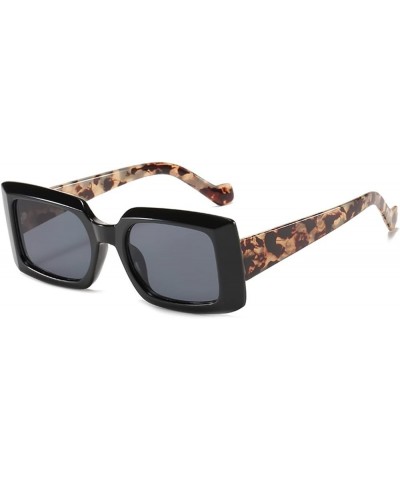 Small Frame Box Sunglasses Fashion Wear Men and Women Sunglasses (Color : 4, Size : 1) 1 1 $16.04 Designer