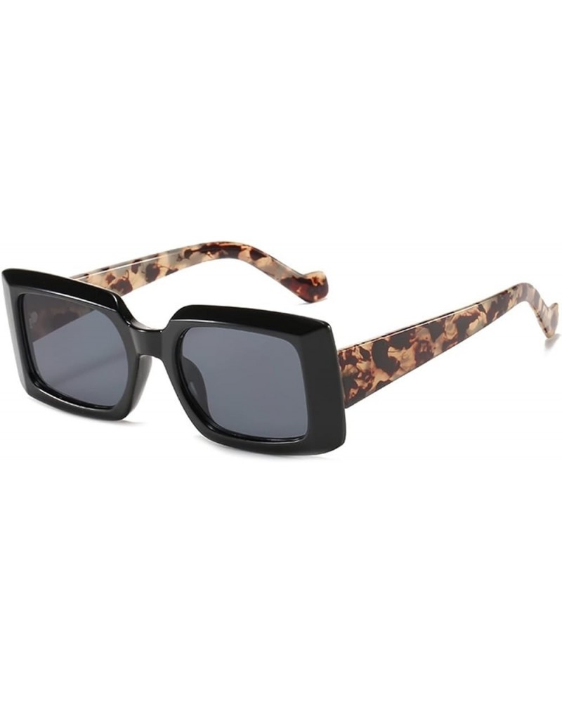 Small Frame Box Sunglasses Fashion Wear Men and Women Sunglasses (Color : 4, Size : 1) 1 1 $16.04 Designer