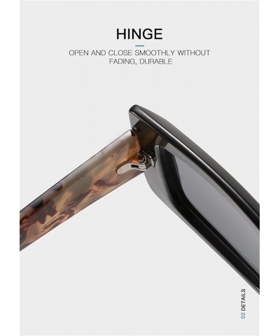 Small Frame Box Sunglasses Fashion Wear Men and Women Sunglasses (Color : 4, Size : 1) 1 1 $16.04 Designer