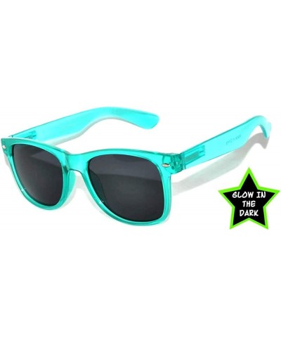 5,6,10,18 Pairs Classic Vintage Retro 80's Sunglasses Colored Frame 5 Pack Glow in Dark Smoke $11.60 Rectangular