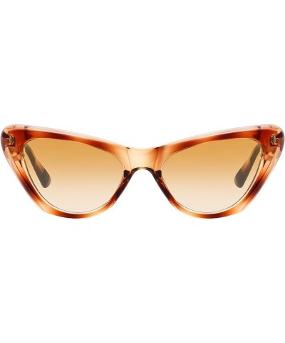 Trendy Retro Cat Eye Sunglasses for Women Classic Stylish 90s Vintage Cute Shades Designer Sunnies UV400 Lens FZN801 Tortoise...