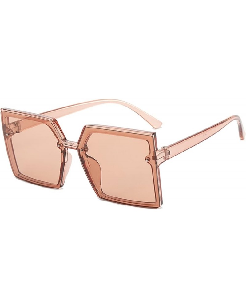 Large Frame Square Male and Female Outdoor Driving Decorative Sunglasses (Color : A, Size : 1) 1 B $12.03 Designer