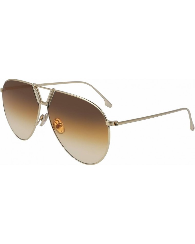 Aviator Sunglasses VB208S 702 Gold 64mm 208 $84.00 Pilot